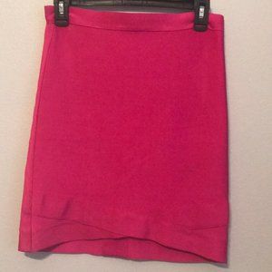 Bebe Bandage Skirt- Very Berry